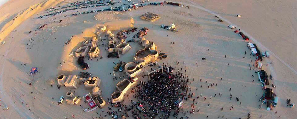 Conheça a rave de 30 horas no deserto usado em filmagens de Star Wars