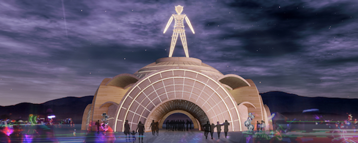 Burning Man divulga como será a estrutura da base do “The Man” na edição 2020